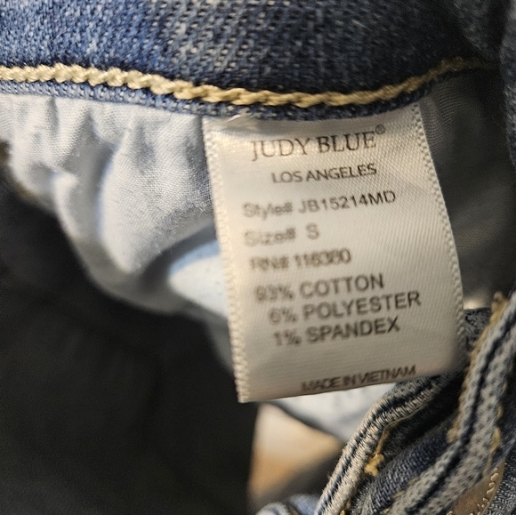 Judy Blue Distressed Denim Women Shorts - Picture 6 of 6